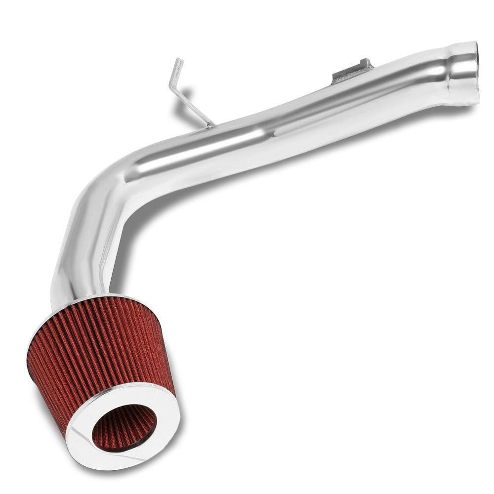 Polish Pipe/Red Filter Cold Air Intake Kit 02-07 Subaru WRX STI GD GG BFC-55-TY-008-RD