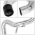 Polish Aluminum/Blue Cone Filter Cold Air Intake Kit For 07-09 Toyota Yaris XP90