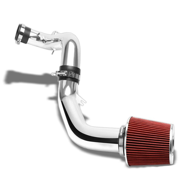 3.00" Polish Pipe Red Cone Filter Cold Air Intake Kit For 07-09 Toyota Camry V6-Performance-BuildFastCar