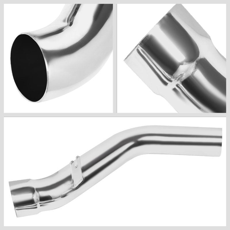 2.75" Polish Pipe Red Cone Filter Cold Air Intake Kit For 03-08 Tiburon 2.0L L4-Performance-BuildFastCar