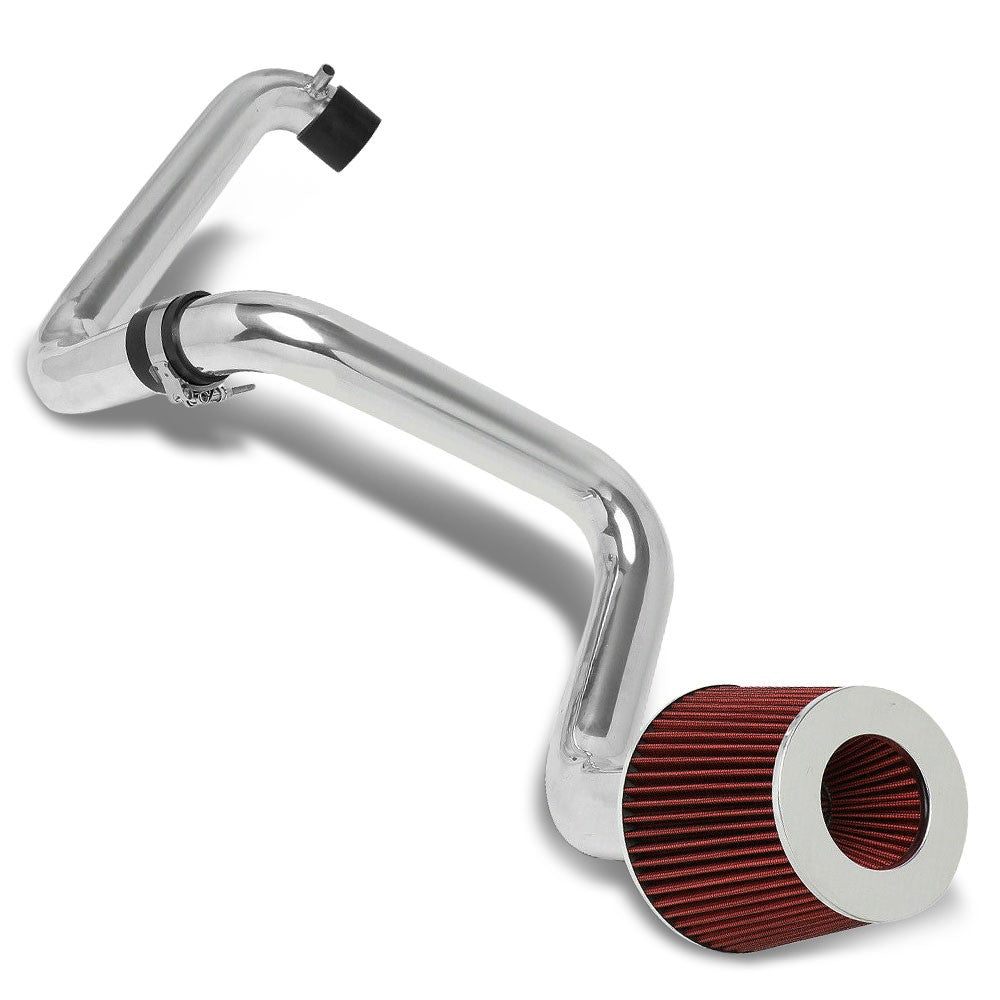 Polish Pipe/Red Filter Cold Air Intake 01-05 Honda Civic 1.7L EM EU BFC-55-TY-019-RD