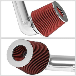 3.00" Polish Pipe Red Cone Filter Cold Air Intake Kit For 00-05 Honda S2000-Performance-BuildFastCar