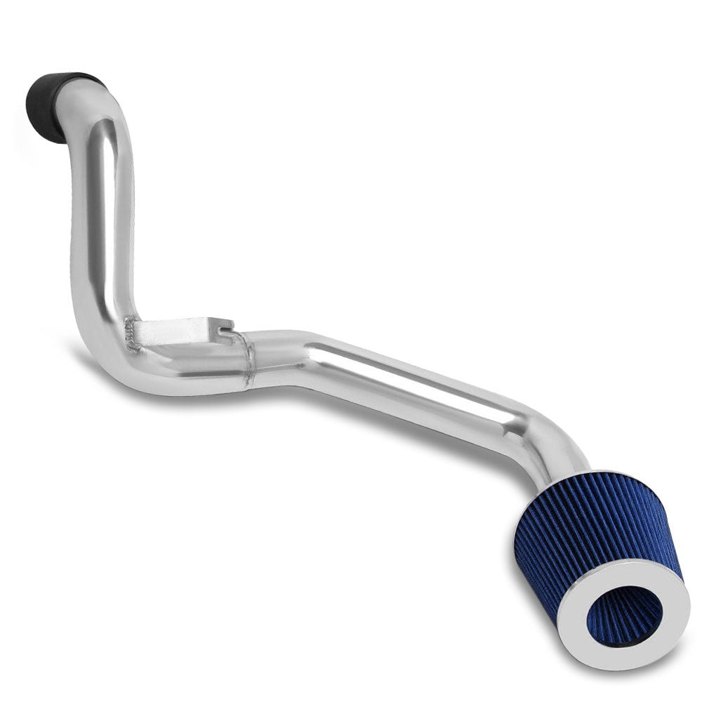 Polish Aluminum/Blue Cone Filter Cold Air Intake Kit 06-08 Honda Fit BFC-55-TY-023-BL