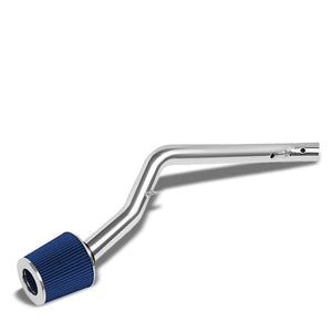 2.50" Polish Pipe Blue Cone Filter Cold Air Intake Kit For 96-00 Civic EX 1.6L-Air Intake Systems-BuildFastCar
