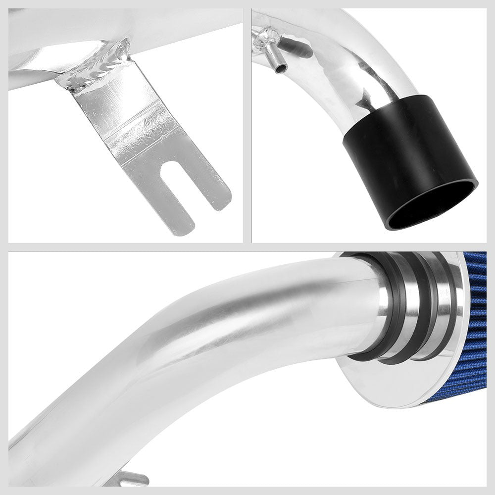 Polish Aluminum/Blue Filter Cold Air Intake Kit For 94-01 Acura Integra 1.8L GSR