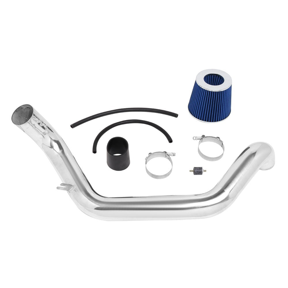 Polish Aluminum/Blue Filter Cold Air Intake Kit For 94-01 Acura Integra 1.8L GSR
