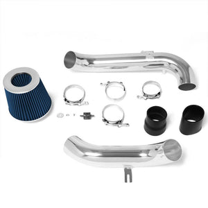 2.75" Polish Pipe Blue Cone Filter Cold Air Intake Kit For 08-15 Scion xB-Air Intake Systems-BuildFastCar