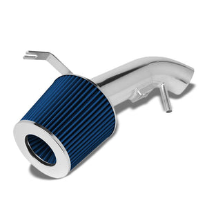Polish Pipe Blue Dry Cone Filter Shortram Air Intake Kit For 07-12 Altima 2.5L-Performance-BuildFastCar