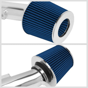 Polish Pipe Blue Dry Cone Filter Shortram Air Intake Kit For 07-12 Altima 2.5L-Performance-BuildFastCar