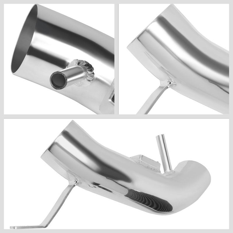 Polish Pipe Red Dry Cone Filter Shortram Air Intake Kit For 07-12 Altima 2.5L-Performance-BuildFastCar