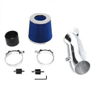 Polish Pipe/Blue Cone Filter Shortram Air Intake Kit For 07-12 Altima V6 L32A