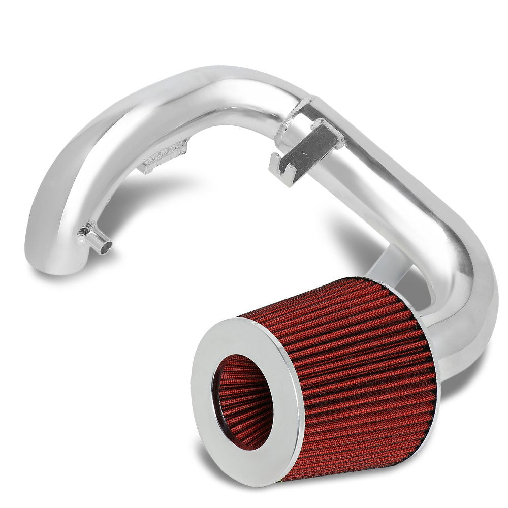 Polish Pipe/Red Filter Cold Air Intake 04-06 Scion xA 1.5 1NZ-FE I4 BFC-55-TY-037-RD