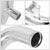 Polish Pipe/Red Cone Filter Cold Air Intake Kit For 04-06 Scion xA 1.5 1NZ-FE I4