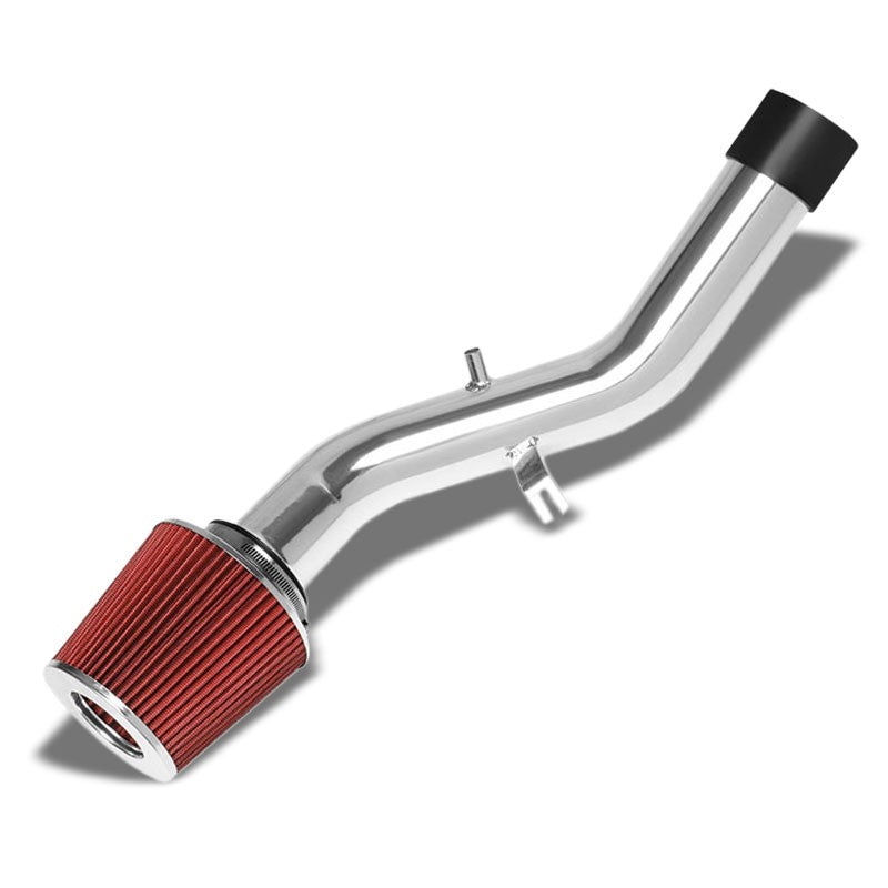 Polish Pipe Red Dry Cone Filter Shortram Air Intake Kit For 07-13 IS250 IS350-Performance-BuildFastCar