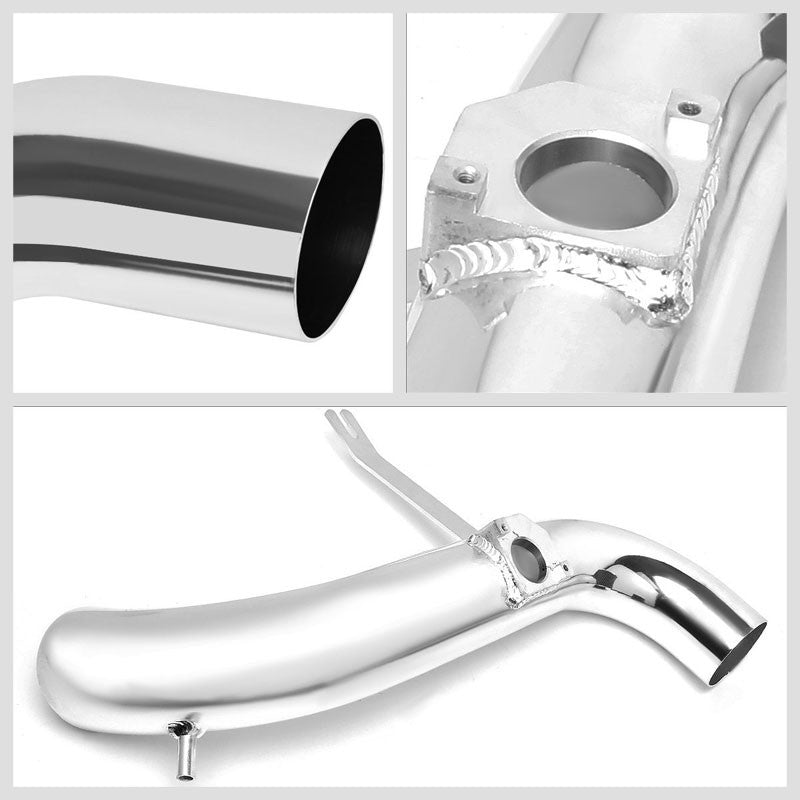 Polish Pipe Red Dry Cone Filter Shortram Air Intake Kit For 01-05 IS300 3.0L L6-Performance-BuildFastCar