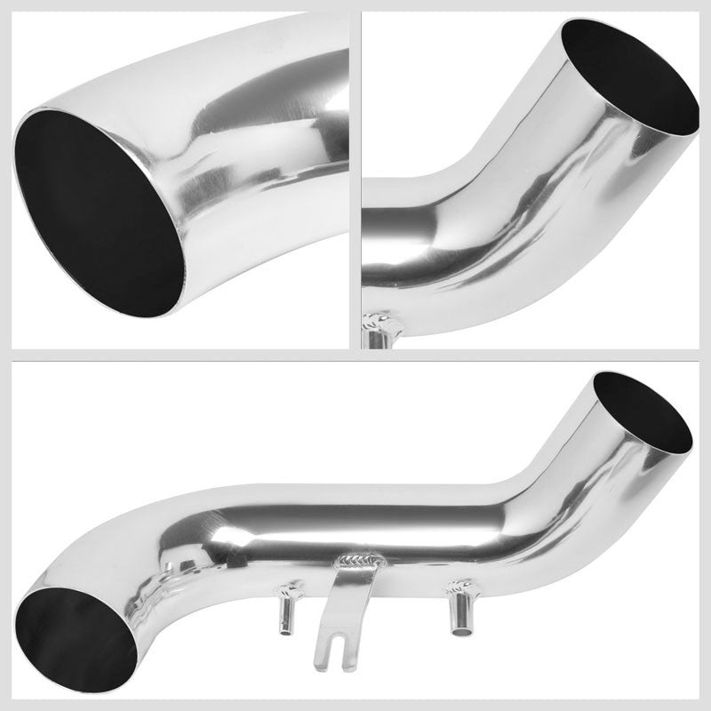 Polish Pipe Blue Dry Cone Filter Shortram Air Intake Kit For 02-06 Acura RSX-Performance-BuildFastCar