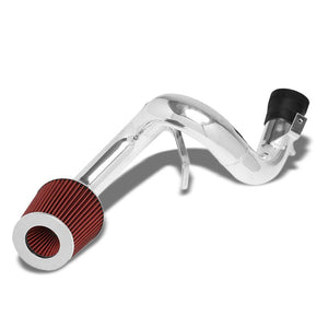 2.75" Polish Pipe Red Cone Filter Cold Air Intake Kit For 00-05 Celica GTS-Performance-BuildFastCar