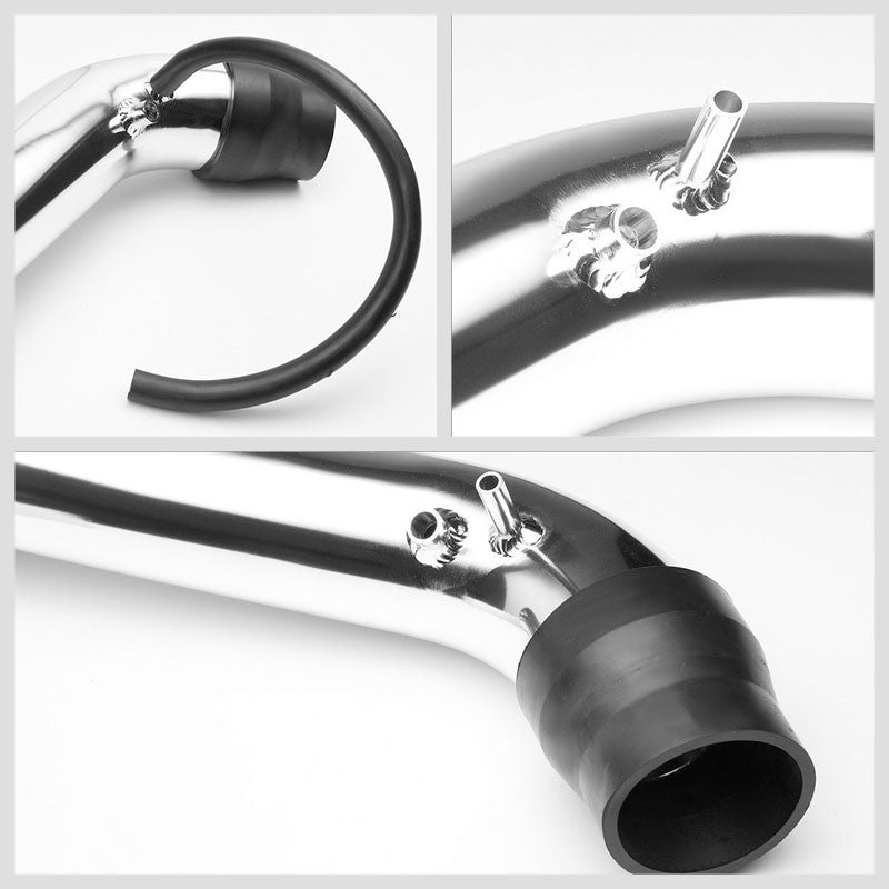 Polish Pipe Blue Dry Cone Filter Shortram Air Intake Kit For 92-95 Civic SOHC-Performance-BuildFastCar