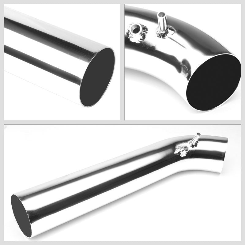 Polish Pipe Red Dry Cone Filter Shortram Air Intake Kit For 92-95 Civic SOHC-Performance-BuildFastCar