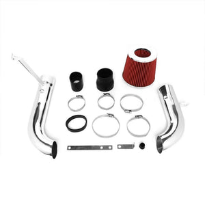 Polish Pipe Red Dry Cone Filter Shortram Air Intake Kit For 98-03 Chevy S10 2.2L-Performance-BuildFastCar