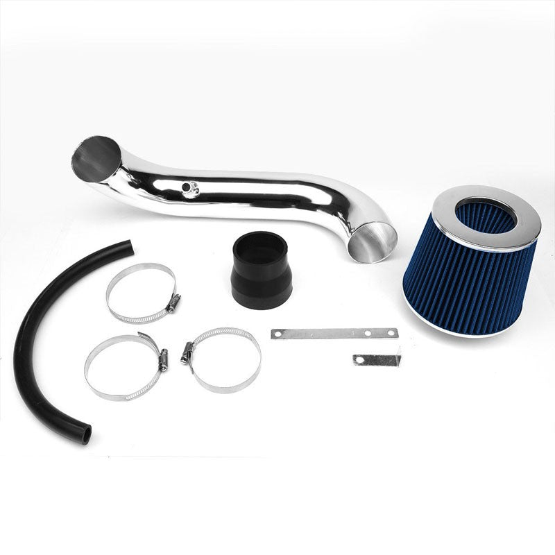 Polish Pipe Blue Dry Cone Filter Shortram Air Intake Kit For 95-99 Neon 2.0 SOHC-Performance-BuildFastCar