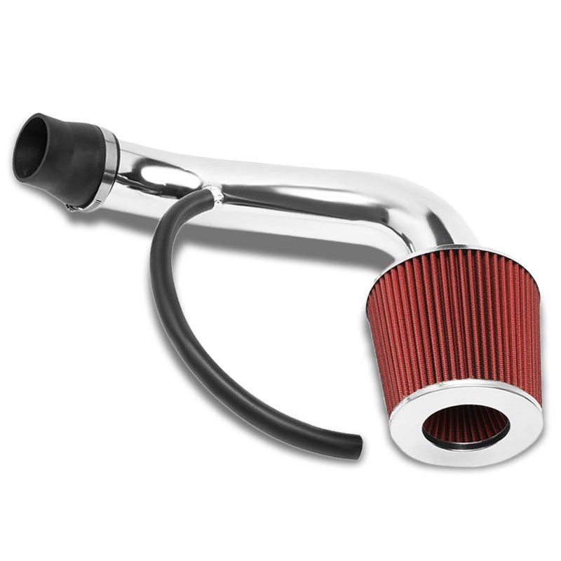 Polish Pipe Red Dry Cone Filter Shortram Air Intake Kit For 95-99 Neon 2.0L SOHC-Performance-BuildFastCar