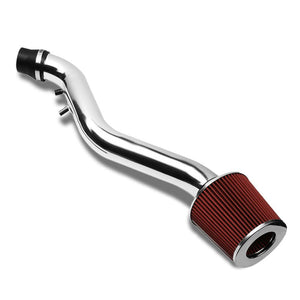 Polish Pipe Red Dry Cone Filter Shortram Air Intake Kit For 90-93 Acura Integra-Performance-BuildFastCar