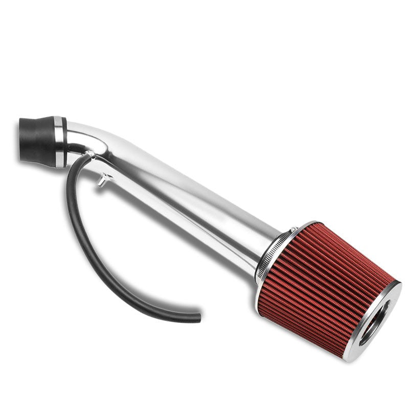 Polish Pipe Red Dry Cone Filter Shortram Air Intake For 94-01 Integra GS RS LS-Performance-BuildFastCar