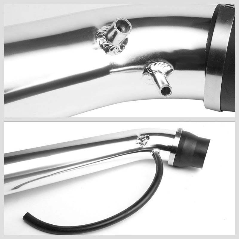 Polish Pipe Red Dry Cone Filter Shortram Air Intake For 94-01 Integra GS RS LS-Performance-BuildFastCar