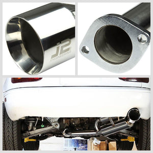 4.5" Roll Muffler Tip Exhaust Catback System For 90-99 Mazda Miata NA 1.6L/1.8L-Performance-BuildFastCar