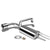 4.5" Oval Slant Roll Muffler Tip Exhaust Catback System For 10-13 Mazda 3 2.0L-Performance-BuildFastCar