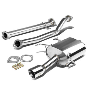 3.5" Slant Roll Muffler Tip Exhaust Catback System For 09-14 Cube Z12 Wagon 1.8L-Performance-BuildFastCar