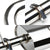 3.5" Dual Slant Roll Muffler Tip Exhaust Catback System For 06-08 Eclipse 3.8L-Performance-BuildFastCar