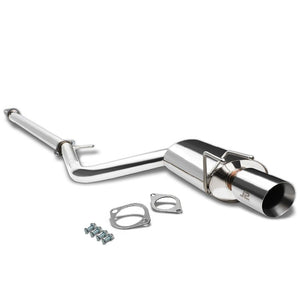 4" Round Roll Muffler Tip Exhaust Catback System For 01-05 Lexus IS300 3.0L DOHC-Performance-BuildFastCar