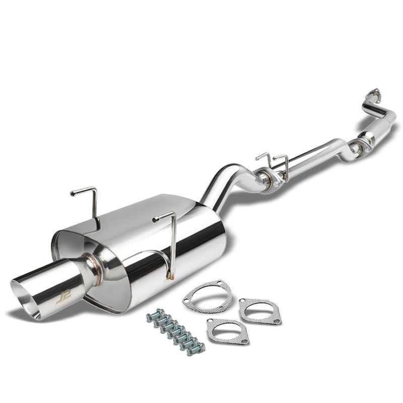 3.5" Roll Muffler Tip Exhaust Catback System For 03-05 Civic EP3 Si/SiR 2.0L-Performance-BuildFastCar