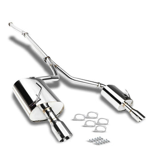 3.5" Dual Roll Muffler Tip Exhaust Catback System For 09-15 Maxima A35 3.5L DOHC-Performance-BuildFastCar