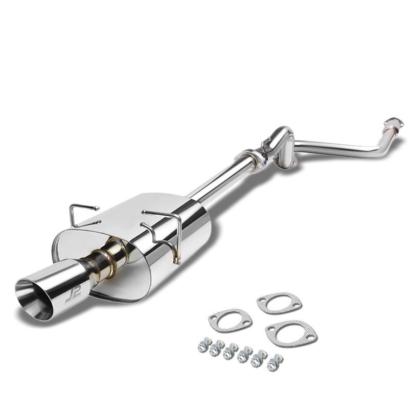 3.5" Slant Roll Muffler Tip Exhaust Catback System For 05-10 Cobalt 2.2L DOHC-Performance-BuildFastCar