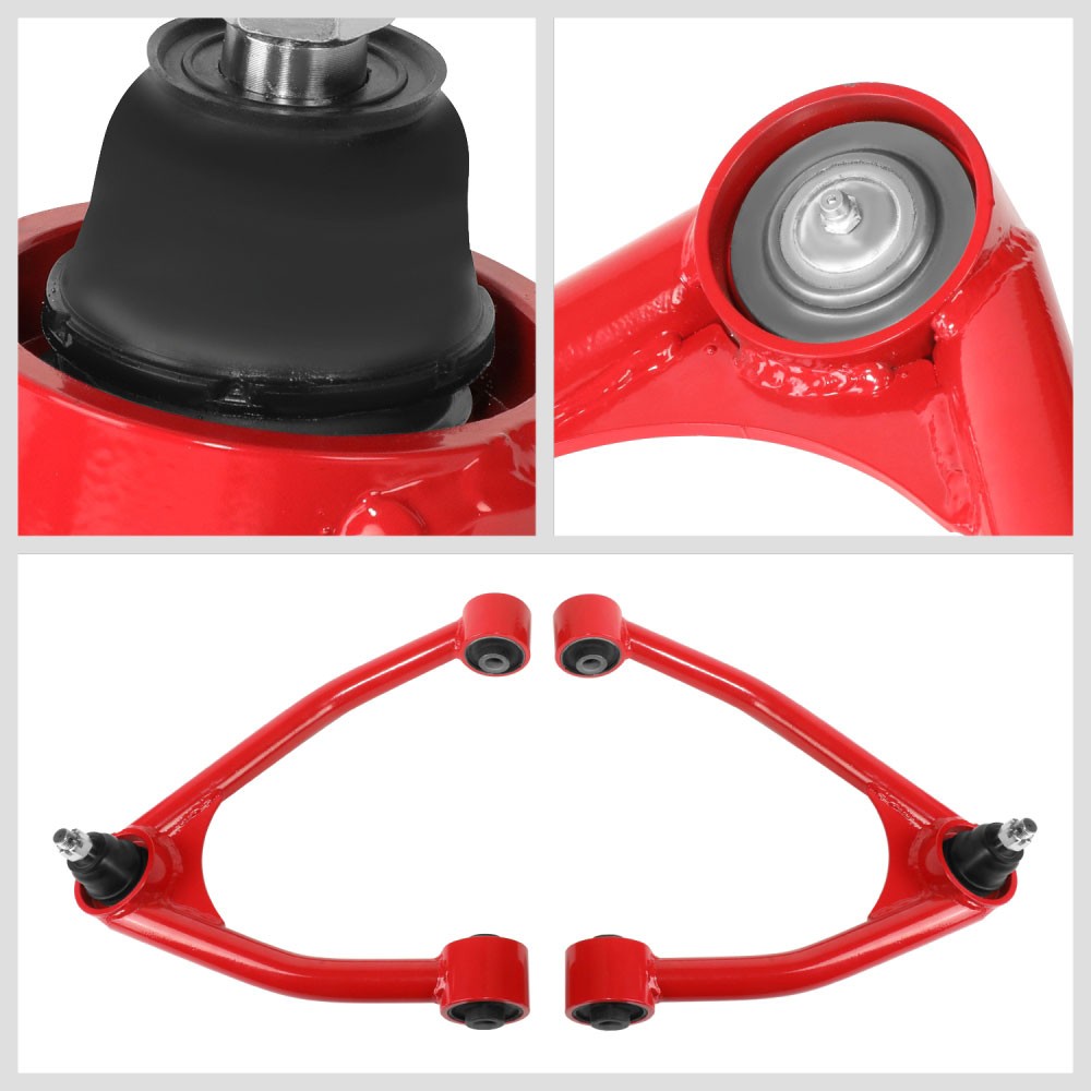 J2 Red 2-4" Lift Front Upper Control Arm 07-19 Escalade Suburban Tahoe J2-FUCA-CSI07-RB