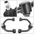 J2 Black 2-4" Lift Front Upper Control Arm 06-22 Expedition/04-20 F150 J2-FUCA-F1504-BB