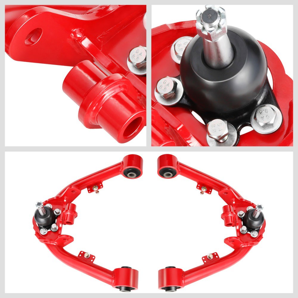 J2 Red 2-4" Lift Front Upper Control Arm 99-06 Silverado Sierra 1500 J2-FUCA-SIE99-RB