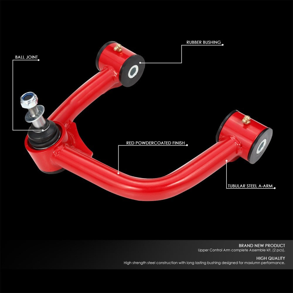 J2 Red 2-4" Lift Front Upper Control Arm 05-22 Toyota Tacoma J2-FUCA-TAC05-RB