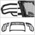 J2 Black Mild Steel Frame Full Front Grille Guard For 07-13 Chevrolet Avalanche-Grille Guards & Bull Bars-BuildFastCar