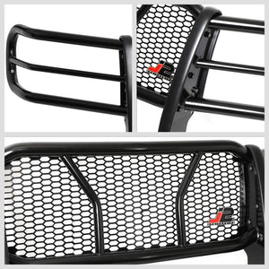 J2 Black Mild Steel Full Front Grille Guard For 11-14 GMC Sierra 2500 HD/3500 HD-Grille Guards & Bull Bars-BuildFastCar