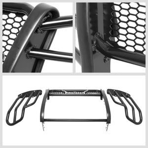 J2 Black Mild Steel Full Front Grille Guard For 05-15 Toyota Tacoma 2.7L/4.0L-Grille Guards & Bull Bars-BuildFastCar