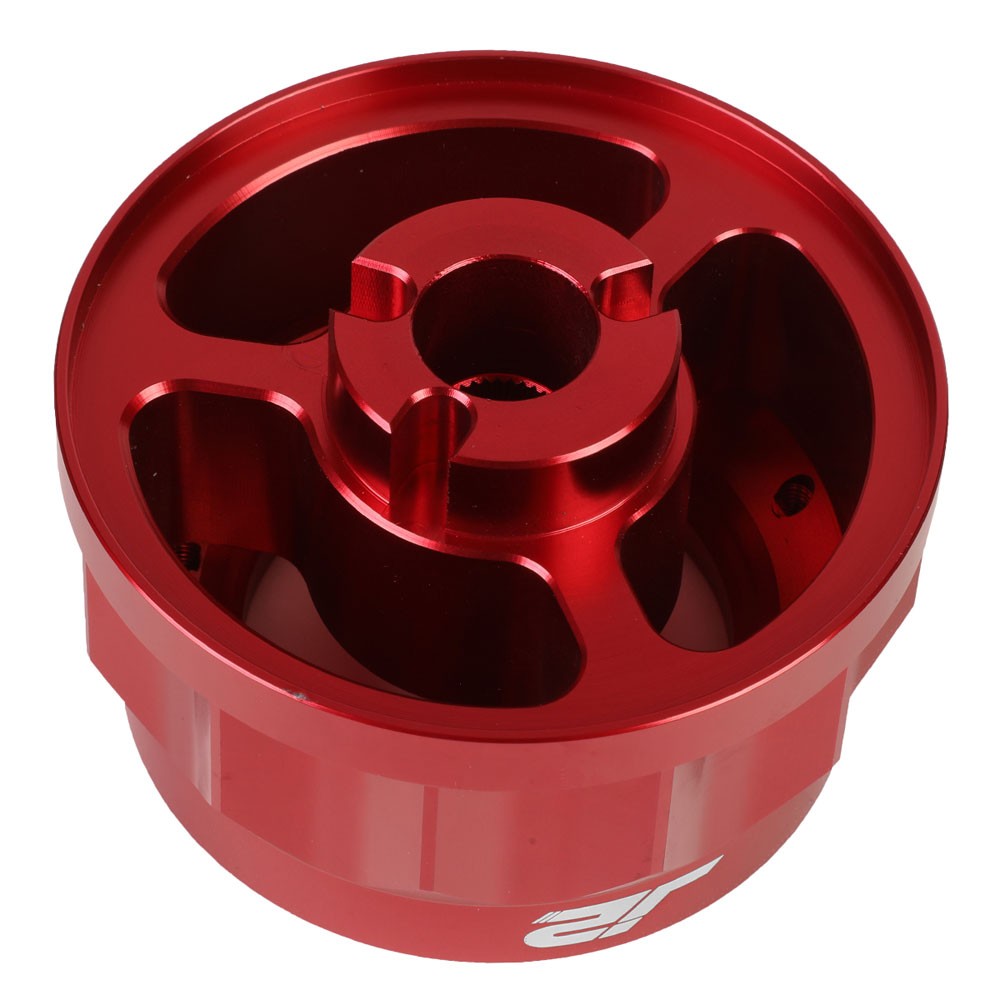 88-04 Lancer J2 Red 6-Bolt Steering Wheel Hub Adapter