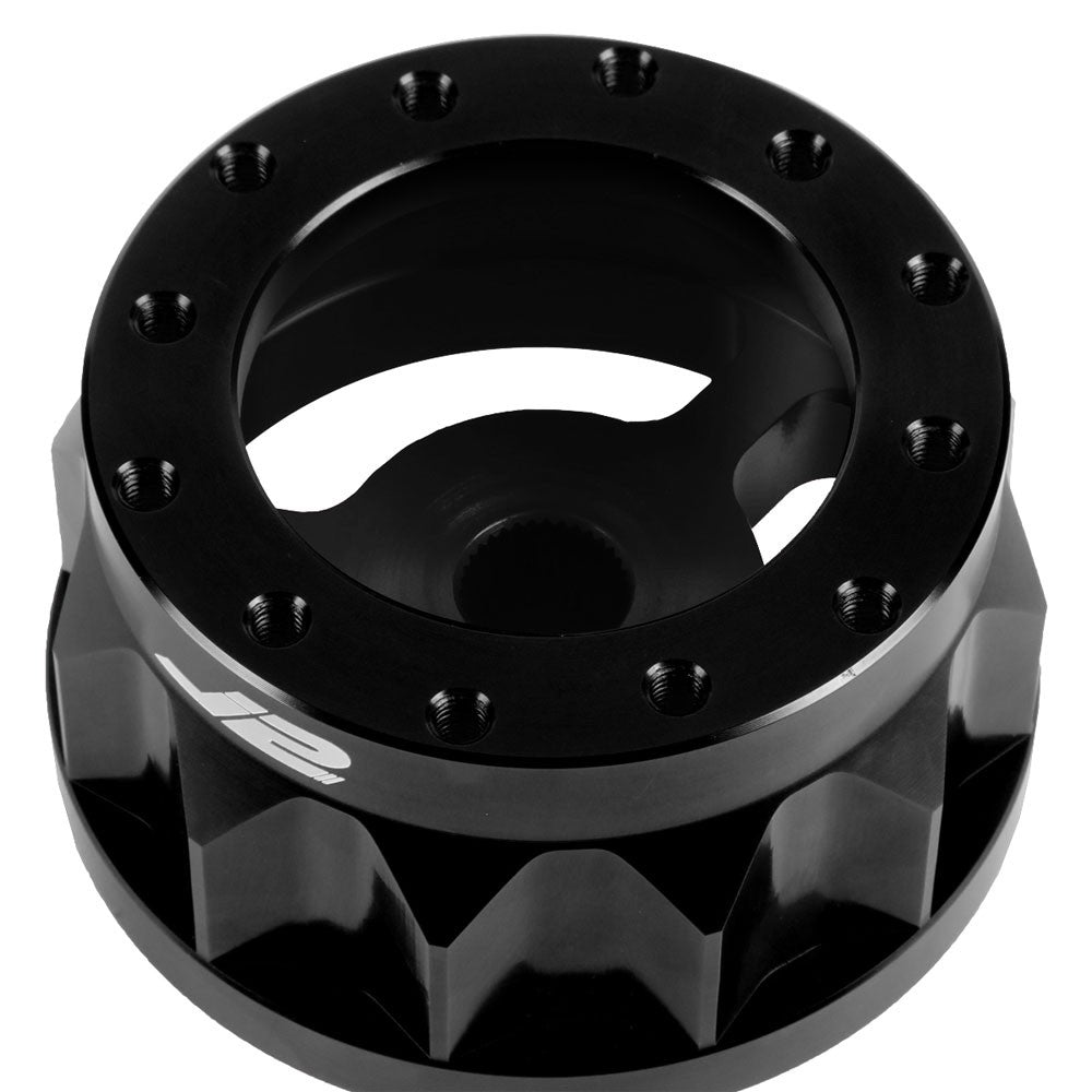 89-98 240SX J2 Black 6-Bolt Steering Wheel Hub Adapter
