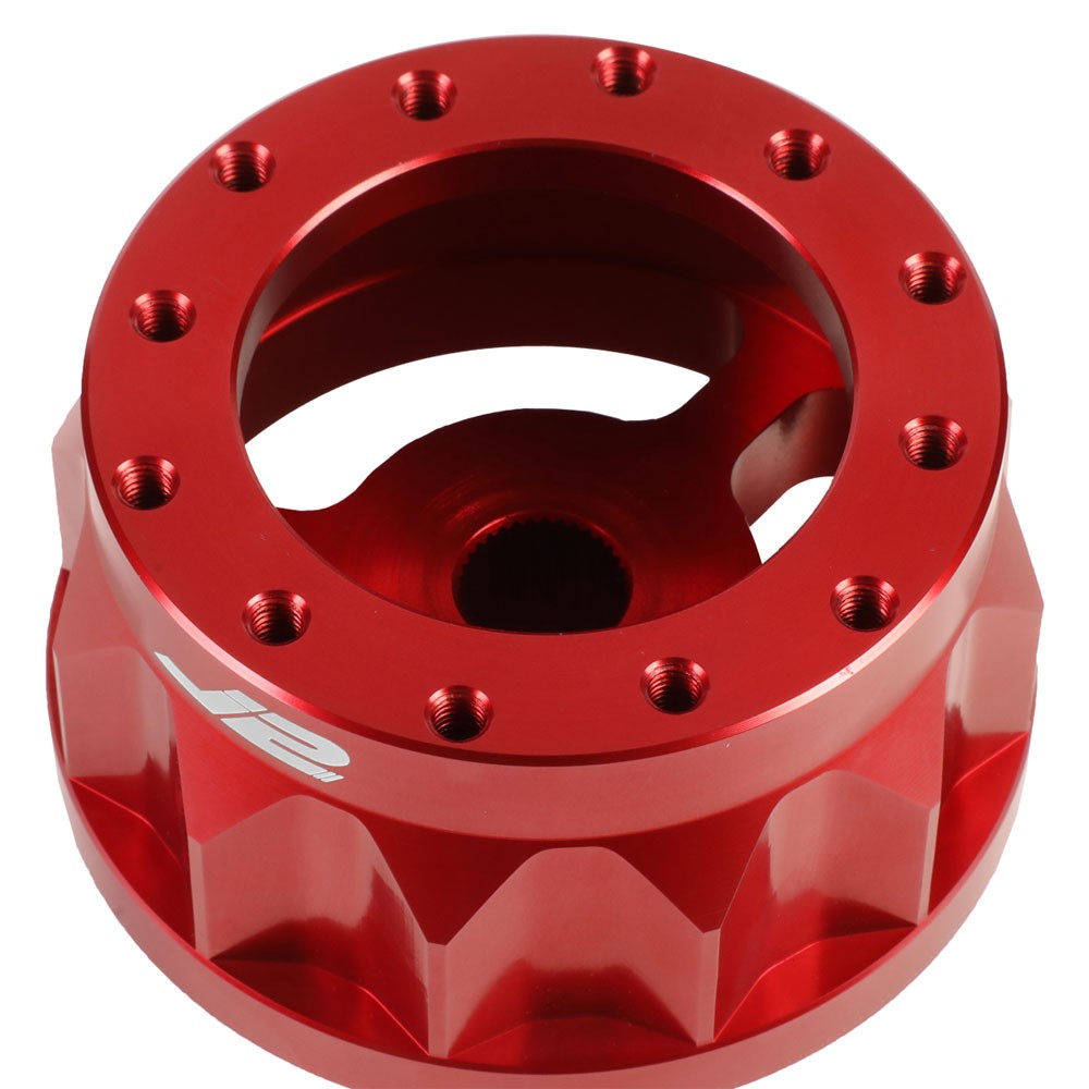91-96 Sentra J2 Red 6-Bolt Steering Wheel Hub Adapter