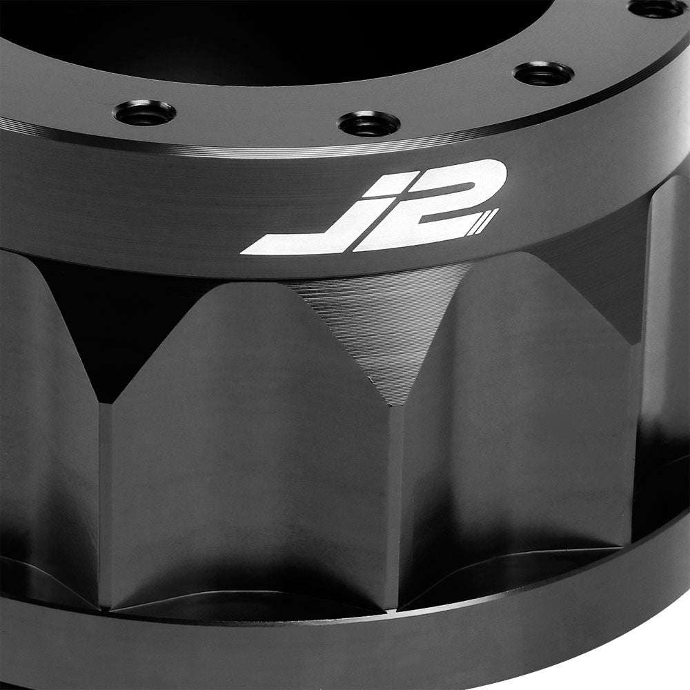 90-93 Accord J2 Black 6-Bolt Steering Wheel Hub Adapter