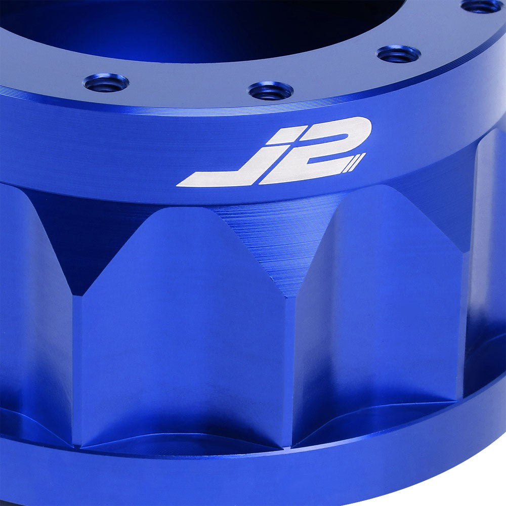 92-96 Prelude J2 Blue 6-Bolt Steering Wheel Hub Adapter