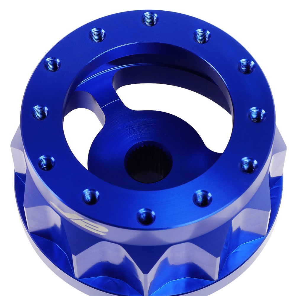 92-96 Prelude J2 Blue 6-Bolt Steering Wheel Hub Adapter
